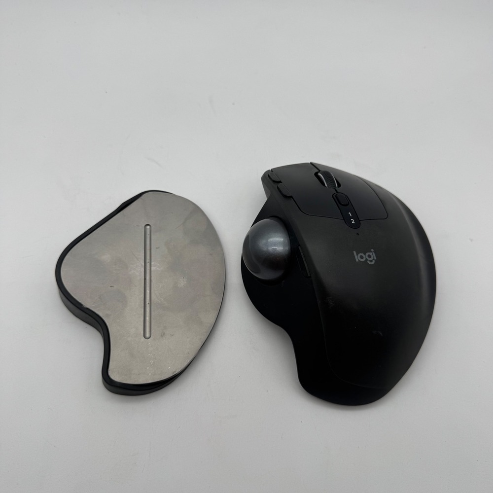 Logitech MX Ergo Wireless Trackball Mouse Graphite M-R0065 with Riser Base - Picture 2 of 5